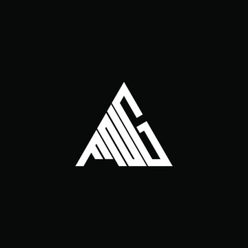 F N G letter logo abstract creative design. F N G unique design