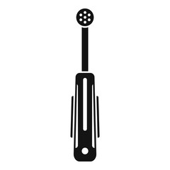 Electric toothbrush appliance icon, simple style