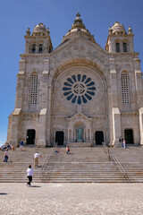 Monument Temple of Santa Luzia, dedicated to the Sacred Heart of Jesus in Viana do Castelo, Portugal