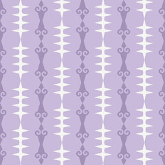 Fototapeta na wymiar Background pattern with geometric ornament, colors: white and purple shades, wallpaper. Seamless pattern, texture