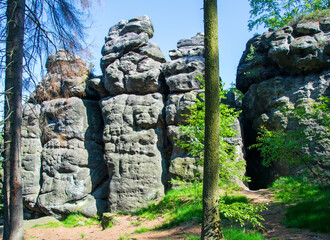 Gratzer Höhlen bei Oybin