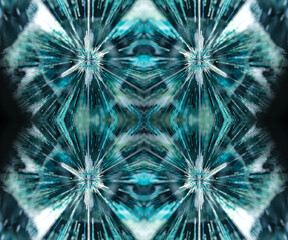 Abstract kaleidoscope background. Beautiful multicolor kaleidoscope texture. Unique kaleidoscope design.