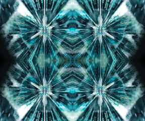 Abstract kaleidoscope background. Beautiful multicolor kaleidoscope texture. Unique kaleidoscope design.