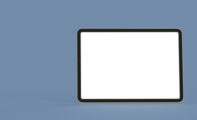  tablet pc, isolated on 3d background
