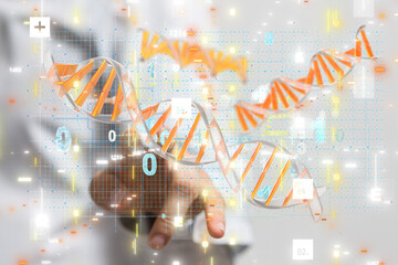 Medicine and innovation concept 3d.