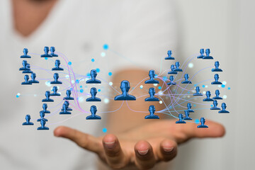 team hierarchy connection group digital