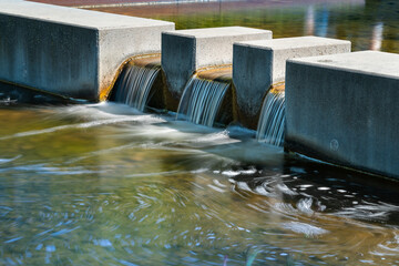 Wassertreppe in Heilbronn