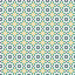 Abstract Cross Pattern generative computational art illustration