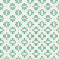 Abstract Cross Pattern generative computational art illustration