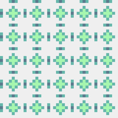 Abstract Cross Pattern generative computational art illustration