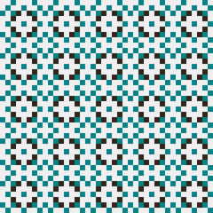 Fototapeta premium Abstract Cross Pattern generative computational art illustration