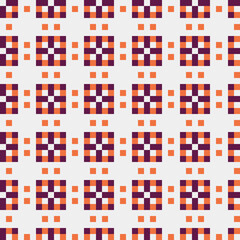 Fototapeta premium Abstract Cross Pattern generative computational art illustration