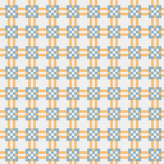 Fototapeta premium Abstract Cross Pattern generative computational art illustration