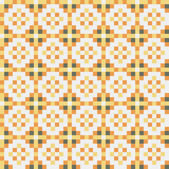 Abstract Cross Pattern generative computational art illustration