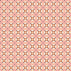 Abstract Cross Pattern generative computational art illustration