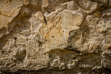 Old brick and plaster wall texture background