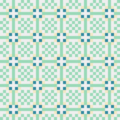 Abstract Cross Pattern generative computational art illustration
