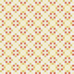 Abstract Cross Pattern generative computational art illustration