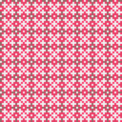 Abstract Cross Pattern generative computational art illustration