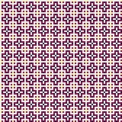 Abstract Cross Pattern generative computational art illustration