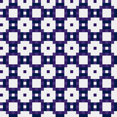 Abstract Cross Pattern generative computational art illustration