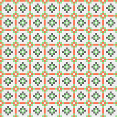 Abstract Cross Pattern generative computational art illustration