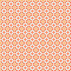 Abstract Cross Pattern generative computational art illustration