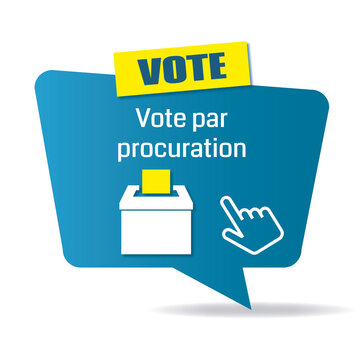 Logo vote par procuration.