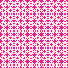 Abstract Cross Pattern generative computational art illustration