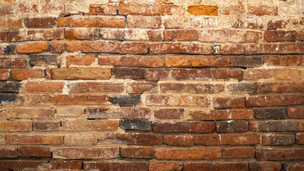 The brick blocks in the temple walls are hundreds of years old.