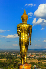 Buddha image and sky