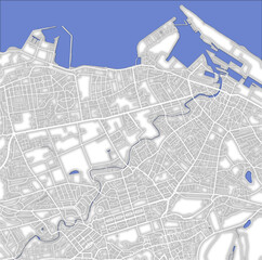 map of roads in city of Edinburgh