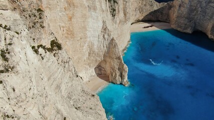 navagio shipwreck beach in zakynthos greece