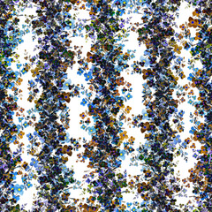 seamless pattern abstracts floral composition