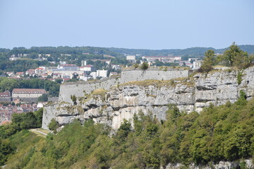 Fototapeta na wymiar besancon fort citadelle france