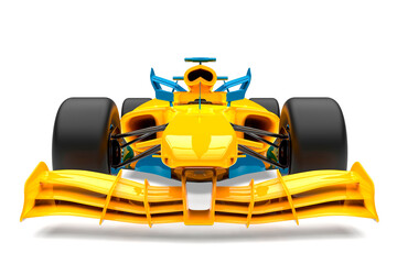 racing car front view