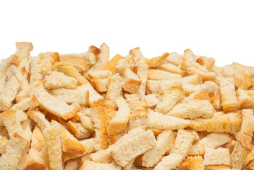 Crackers as a background.