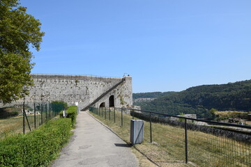 Fototapeta na wymiar besancon fort citadelle france