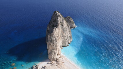 aerial view of mizithres view in zakynthos greese