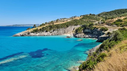 Poster Xigia Sulfur Beach in zakynthos greece © Michael