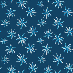 seamless pattern abstracts floral composition