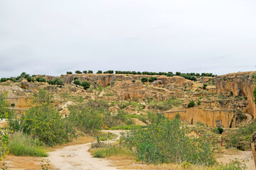 Fototapeta na wymiar Old mine in Osuna, Seville, Andalusia, Spain