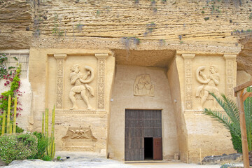 Obraz premium Coto de las Canteras, also called Petra de Andalucia, old mine in Osuna, Seville, Andalusia, Spain