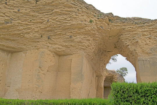 Part of an old mine in Osuna, Seville, Andalusia, Spain