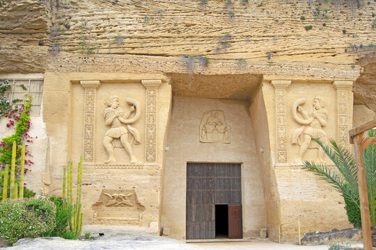 Coto de las Canteras, also called Petra de Andalucia, old mine in Osuna, Seville, Andalusia, Spain