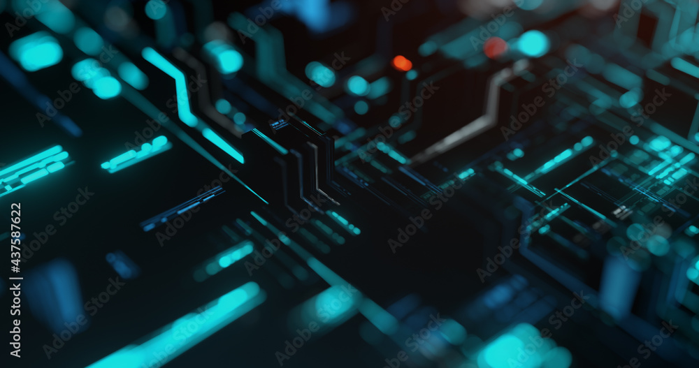 Poster digital abstract background concept. motion of digital data flow. dynamic wave. big data visualizati