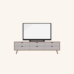 Television rack vector graphics