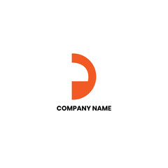 D letter logo-Modern logo-Abstract logo