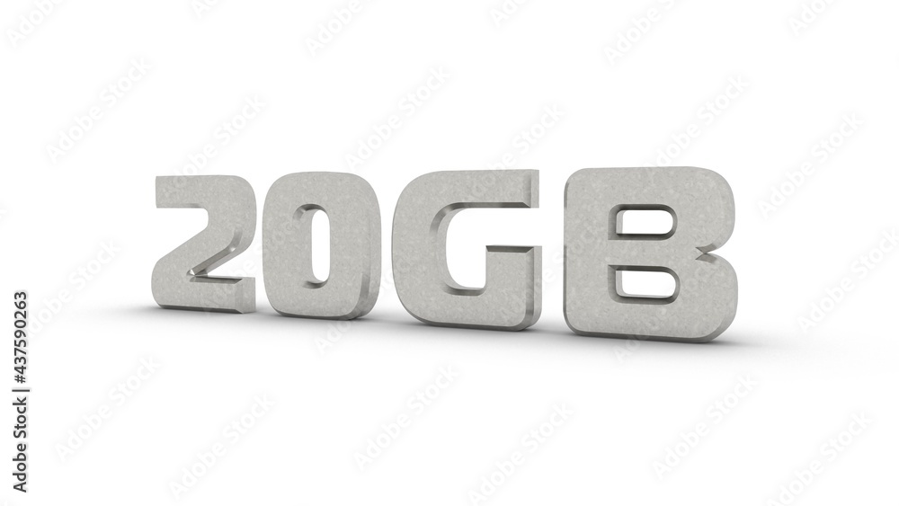 Poster silver text 