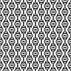 vector seamless pattern with triangular elements. abstract ornament for wallpapers and backgrounds. Black and white colors.